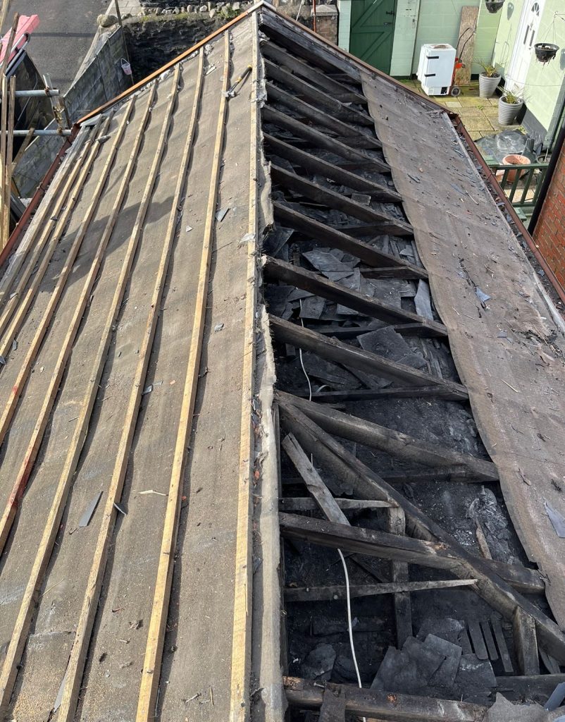 Old Roof Removed