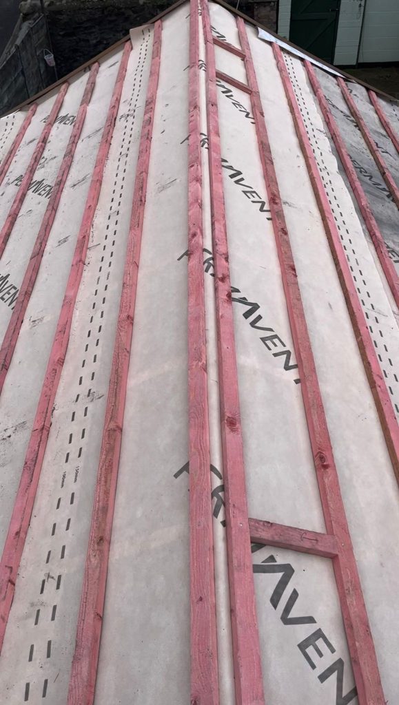 New timber roof