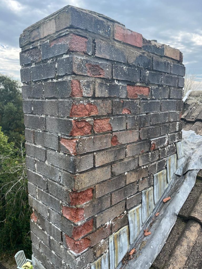 Damaged Chimney